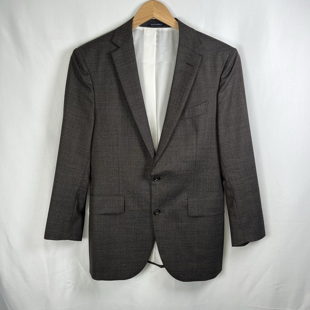 SUITSUPPLY La Spalla Blazer Men's UK 40R Wool‎ Peak Lapel Single Breasted 3Roll2